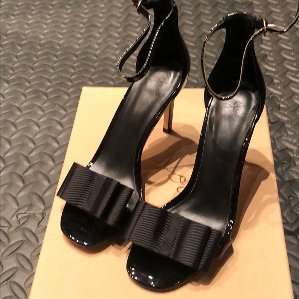 Joie Akane Patent Leather Ankle Strap Pump